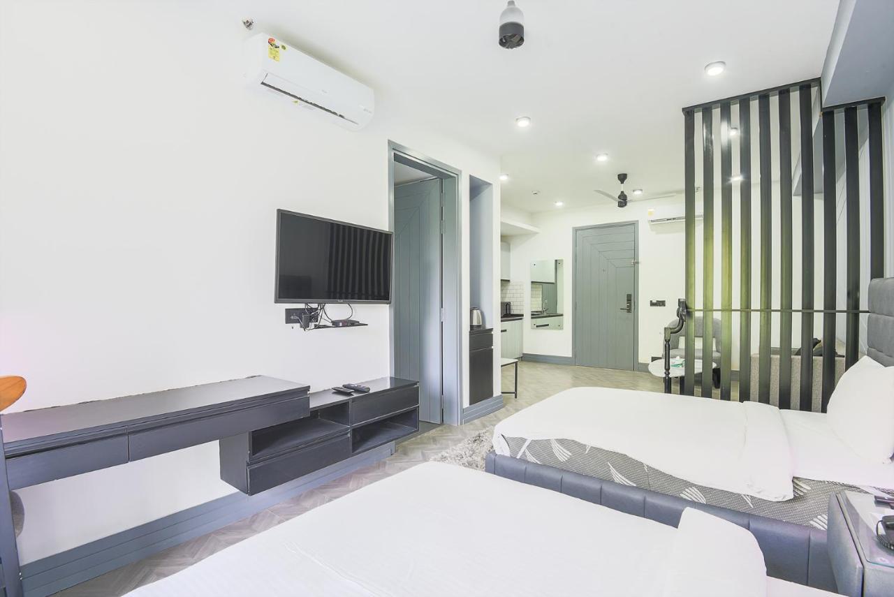 Bedchambers Serviced Apartments - Cyber City Gurgaon Exteriör bild