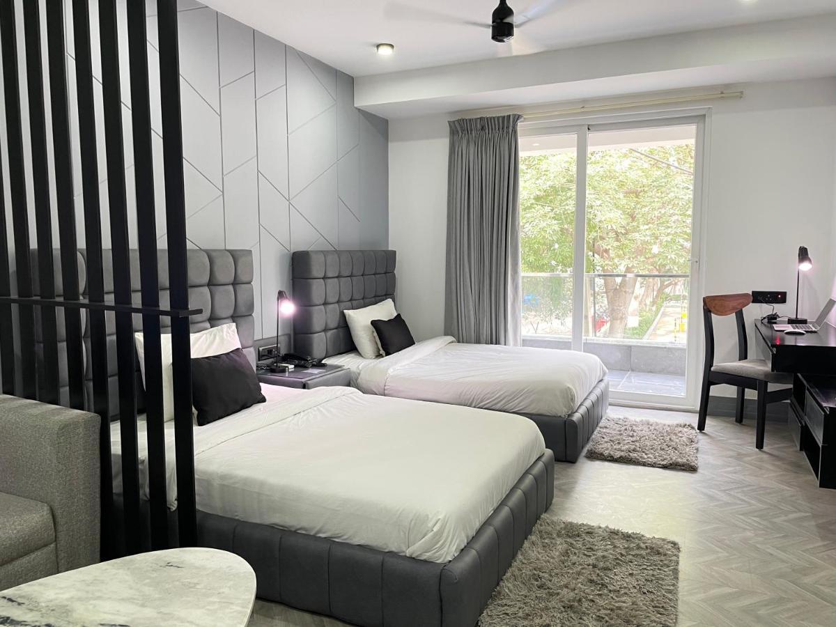 Bedchambers Serviced Apartments - Cyber City Gurgaon Exteriör bild